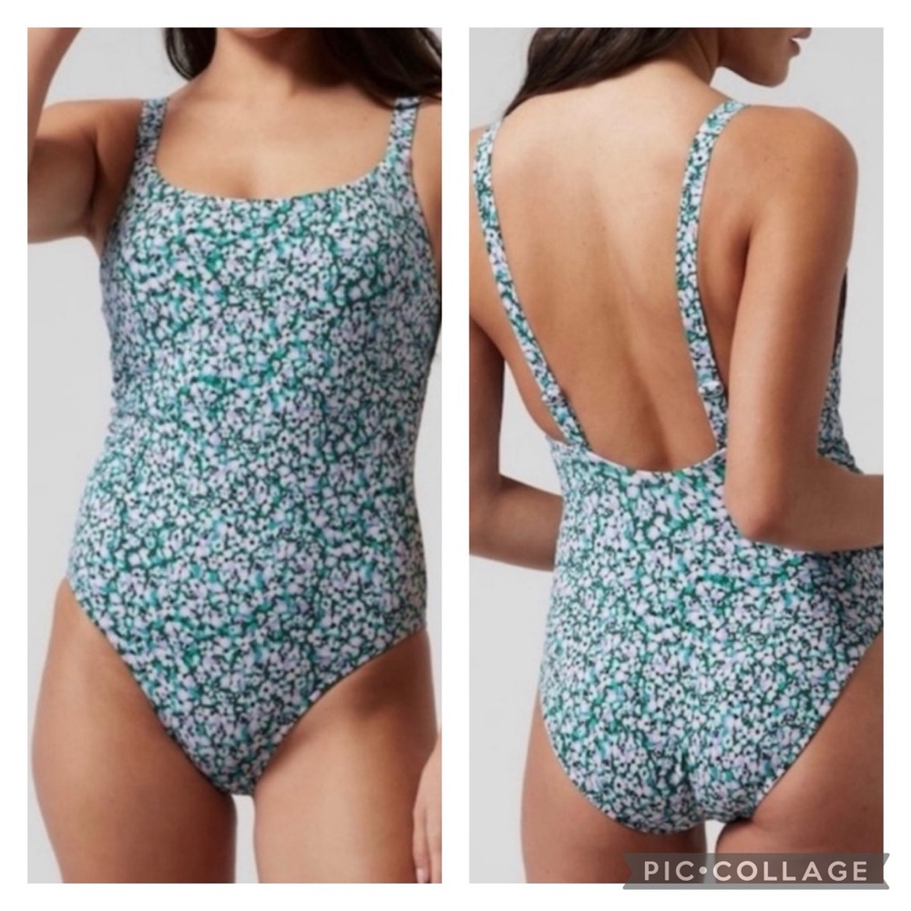 Athleta Hermosa Printed One-piece Swimsuit